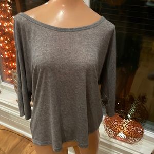 Mossimo long sleeve gray top. Size large